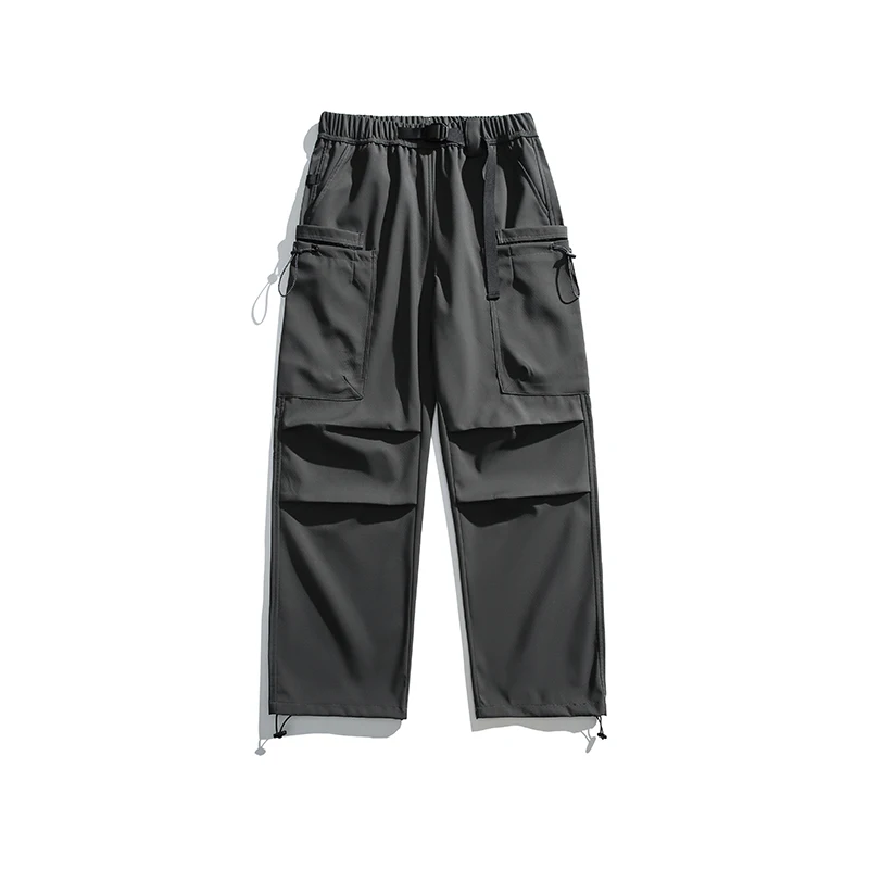 Men's Loose Fit Cargo Pants with Adjustable Outdoor Style