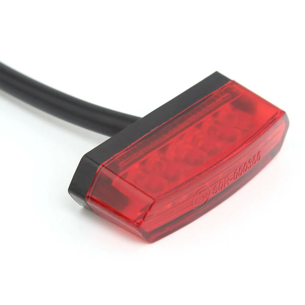 

Red 6LED Tail Light Running Stop 180 Degrees Of Visible Light 49*11*20.5mm 6pcs Brake Bright Lamp Mini Durable