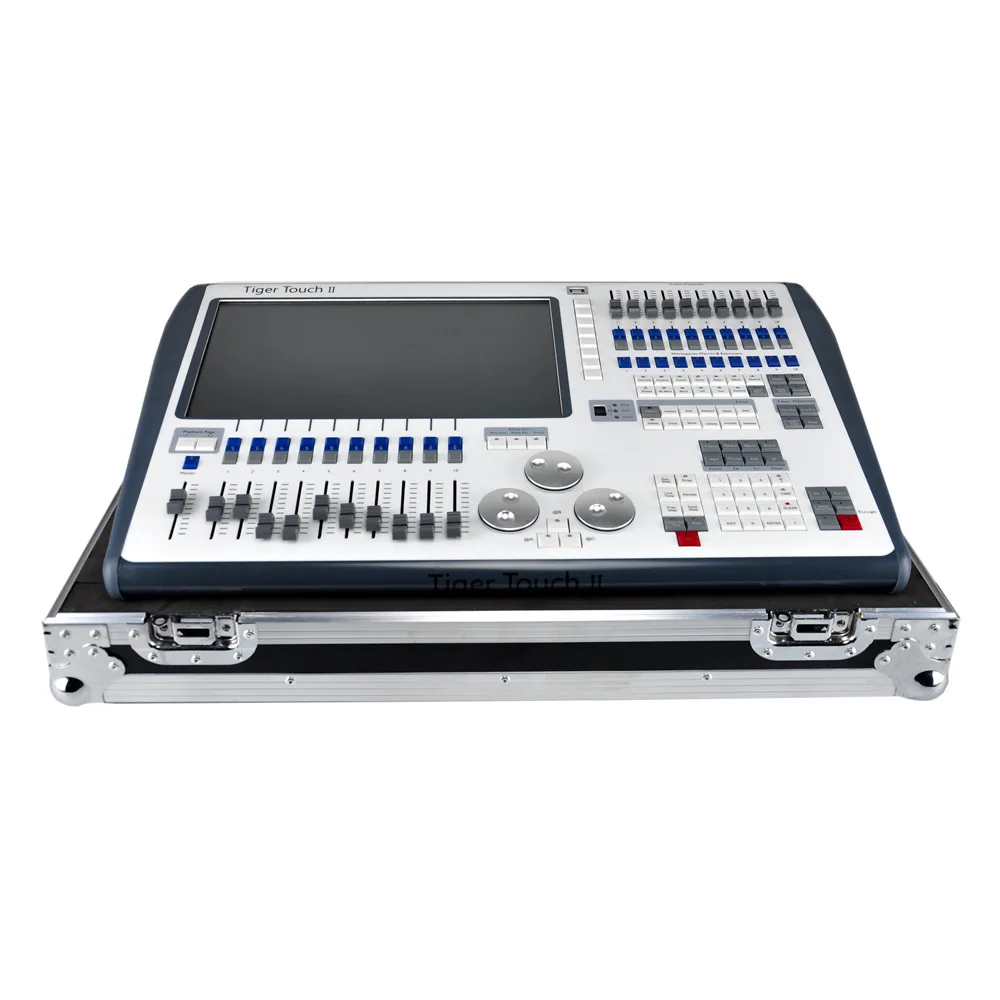 Tiger Touch II 2 스테이지 조명 콘솔 컨트롤러, 디스코 DJ 효과, 움직이는 헤드 조명, 전문 장비, DMX512