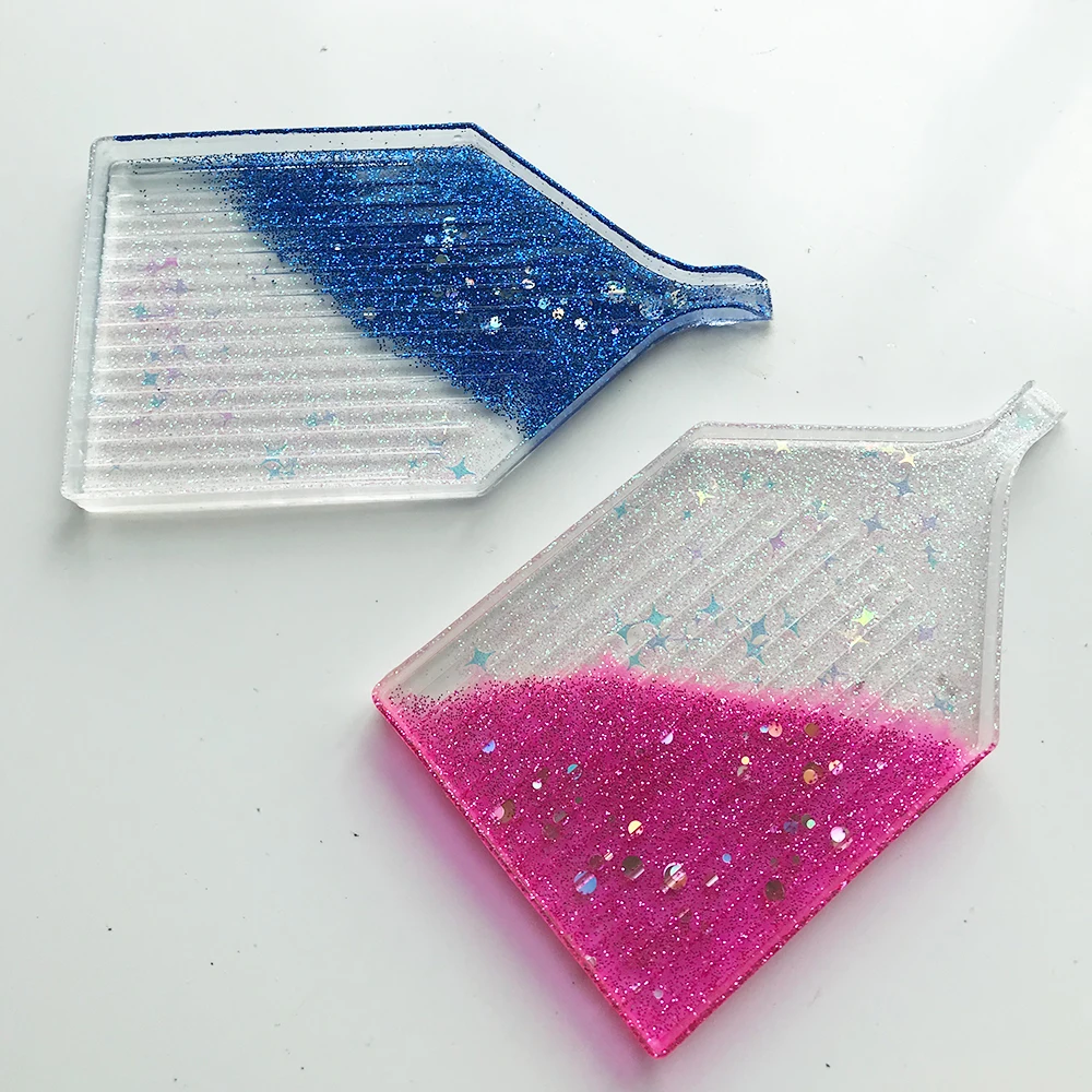 Tray Diamond Point Drill Plate Sparkle Sequins Blue Pink Painting Accessories Embroidery Tools Square Round Bead | Дом и сад
