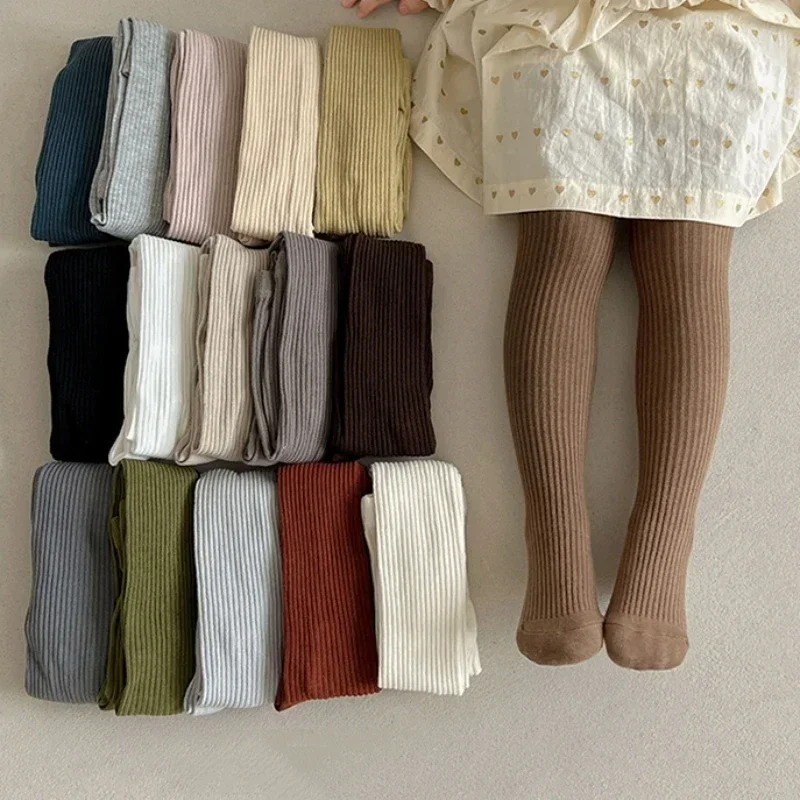 Kids Pantyhose Solid Color Pantyhose Toddler Tights Kids Leggings For School Student