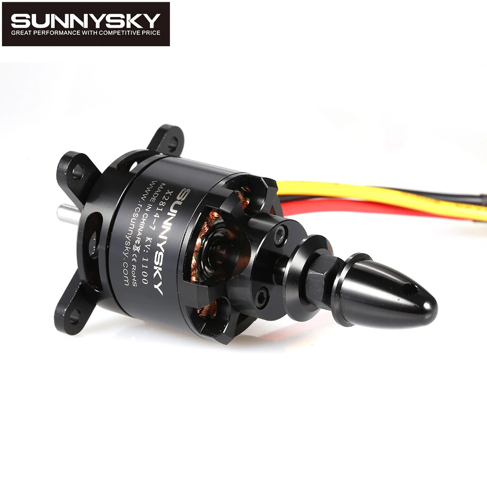 SunnySky X2814 900KV/1000KV/1100KV/1250KV/1450KV 3-4S Outrunner External Rotor Brushless Motor For RC 3D Airplane Aerobatic Toys thumbnail 5