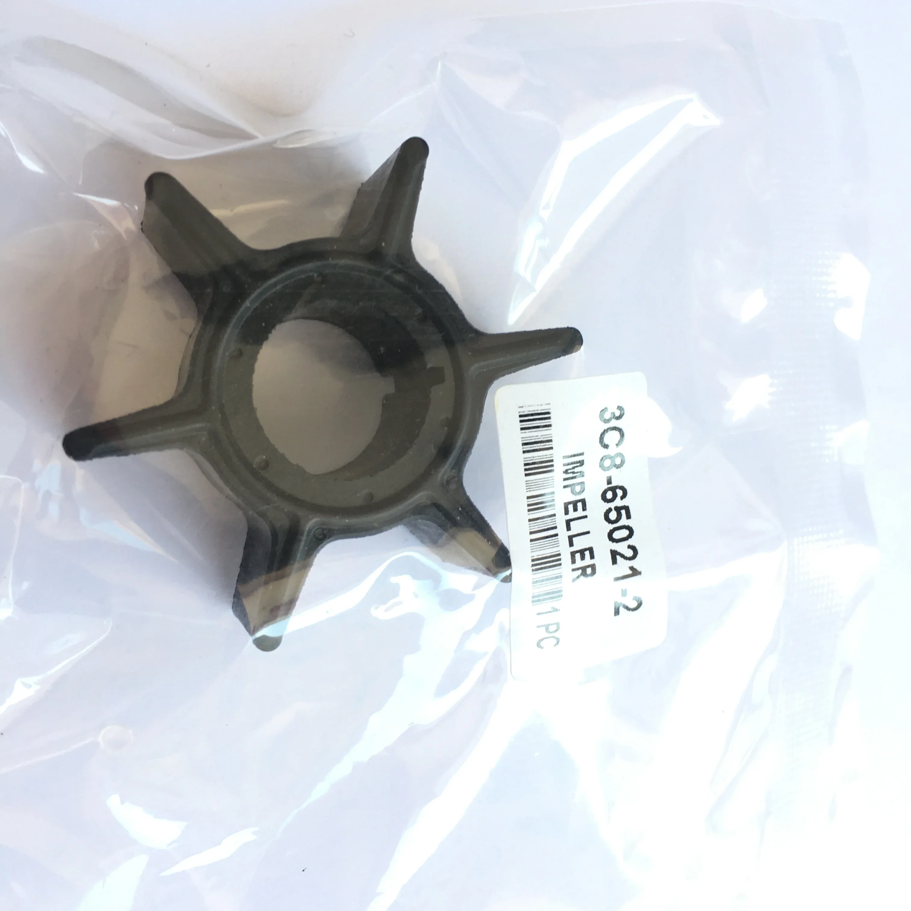 

3C8-65021-2 18-8922 Outboard Engine Water Impeller For Tohatsu / Nissan 30HP 40HP 50HP 2-Stroke Water Pump , Outboard Parts ,