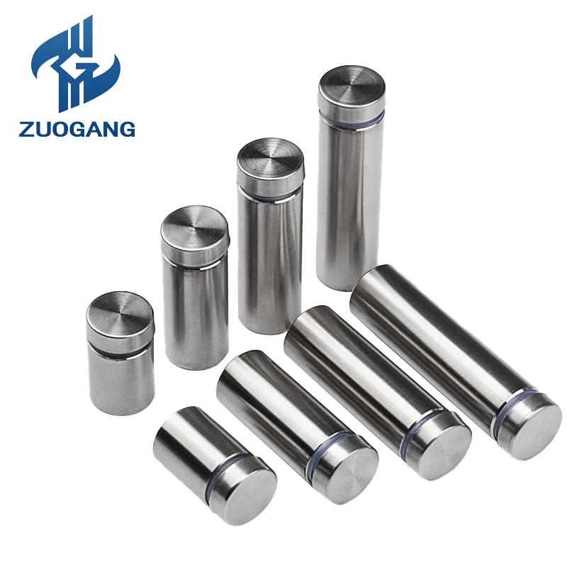 

10PCS Glass Fasteners 12mm Stainless Steel Acrylic Advertisement Standoffs Pin Nails Billboard Fixing Screws Hardware