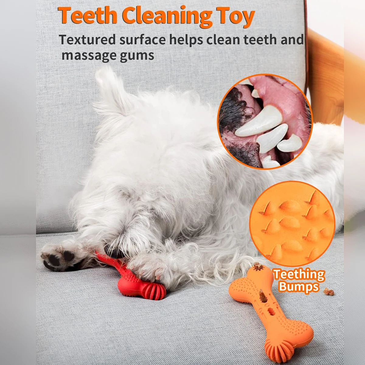 Puppy Chew Toys for Teething, Dog Chew Toys 6 Pack, Squeaky Dog Toy, Small  Dogs Chew Toys, Puppies Teething Toys for Teeth Cleaning & Gum Massage