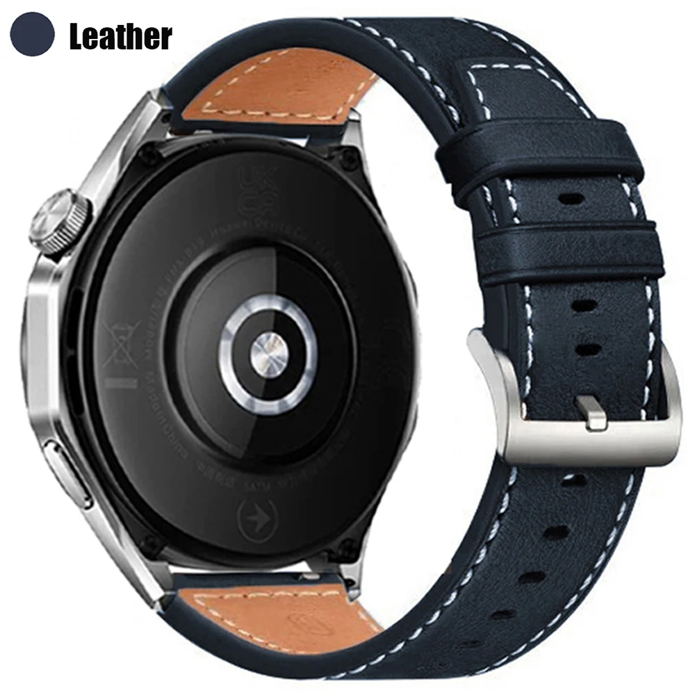 Vintage Leather Watch Band, 20mm/22mm, Universal Sports Strap