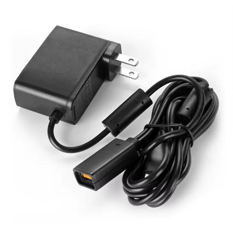 Power Supply with USB Cable Charging for Xbox 360 Charger EU /US PLUG USB AC Adapter for KI-Nect Sensor Power Supply