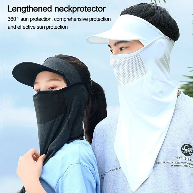 Breathable Ice Silk Face Seamless Scarf Motorcycle Sun Protection Headgear  Cover Cycling Sports Breathable Summer Outdoor - Cycling Caps - AliExpress