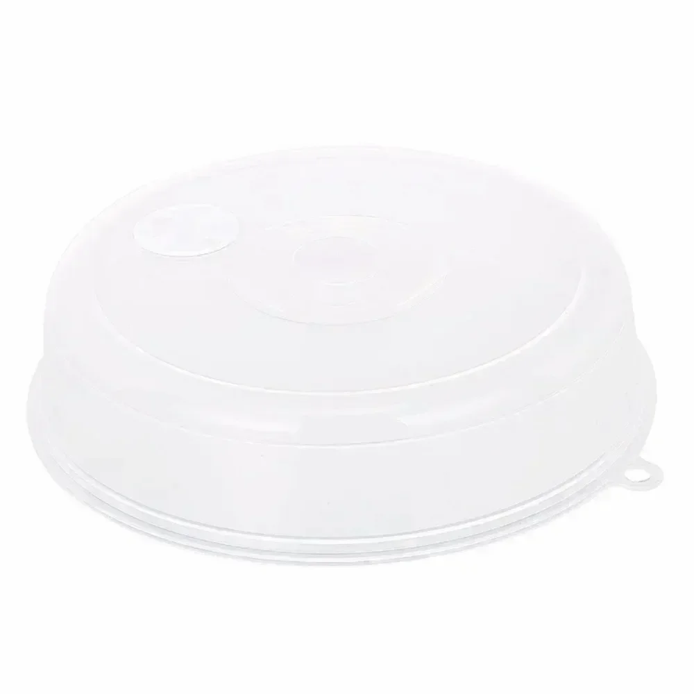 Microwave Food Cover Dust Cover Splatter Cover Lid with Steam Vent Kitchen Stackable Sealing