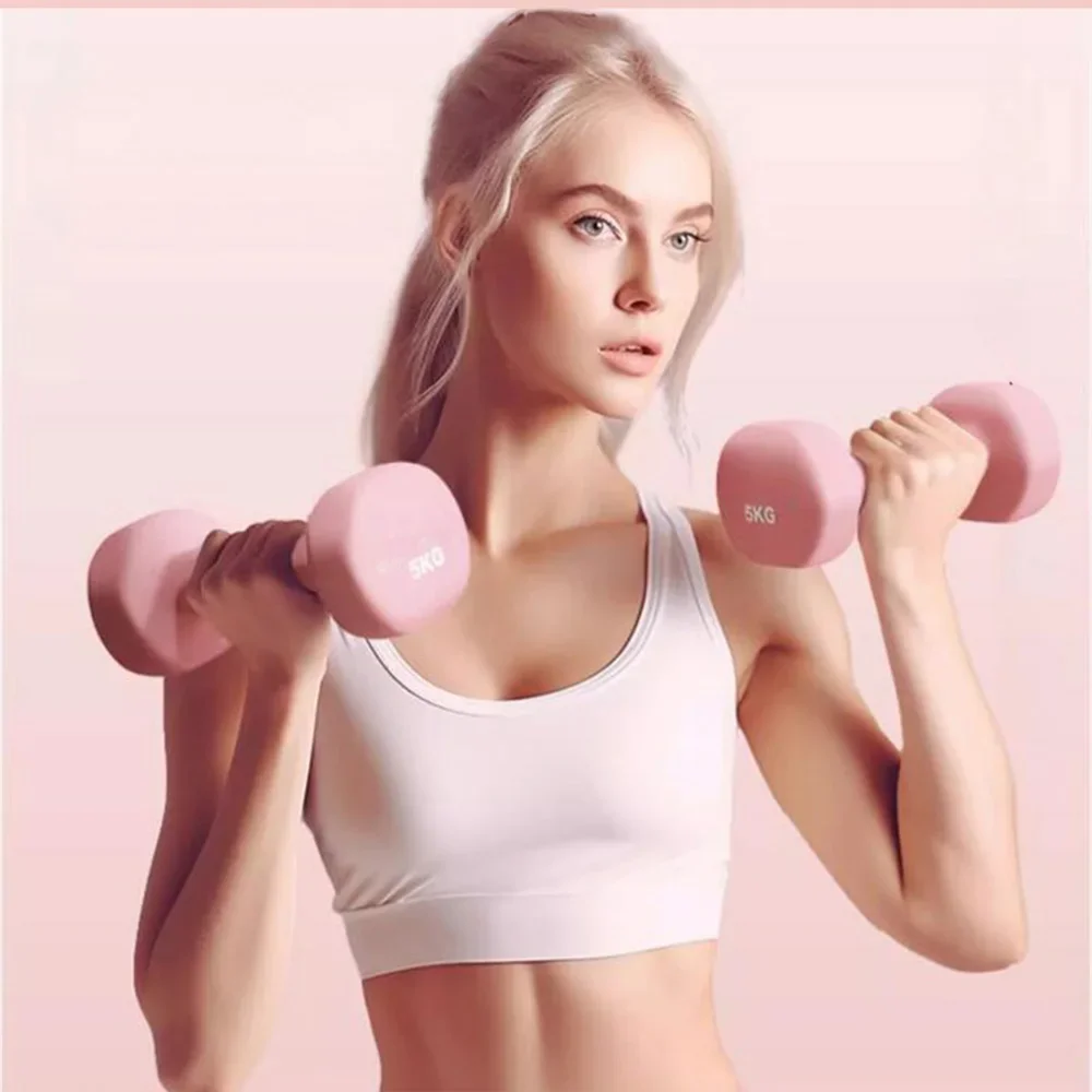Neoprene Dumbbell Fitness Equipment Arm Muscle Training Cast Iron Hand Gym Yoga Exercise Bodybuilding Weights Workout Weight