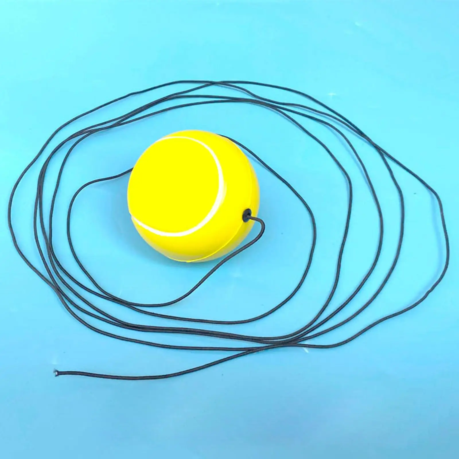 Tennis Trainer Ball 63mm With Cord Tool Replacement Training For Practice Beginner Players
