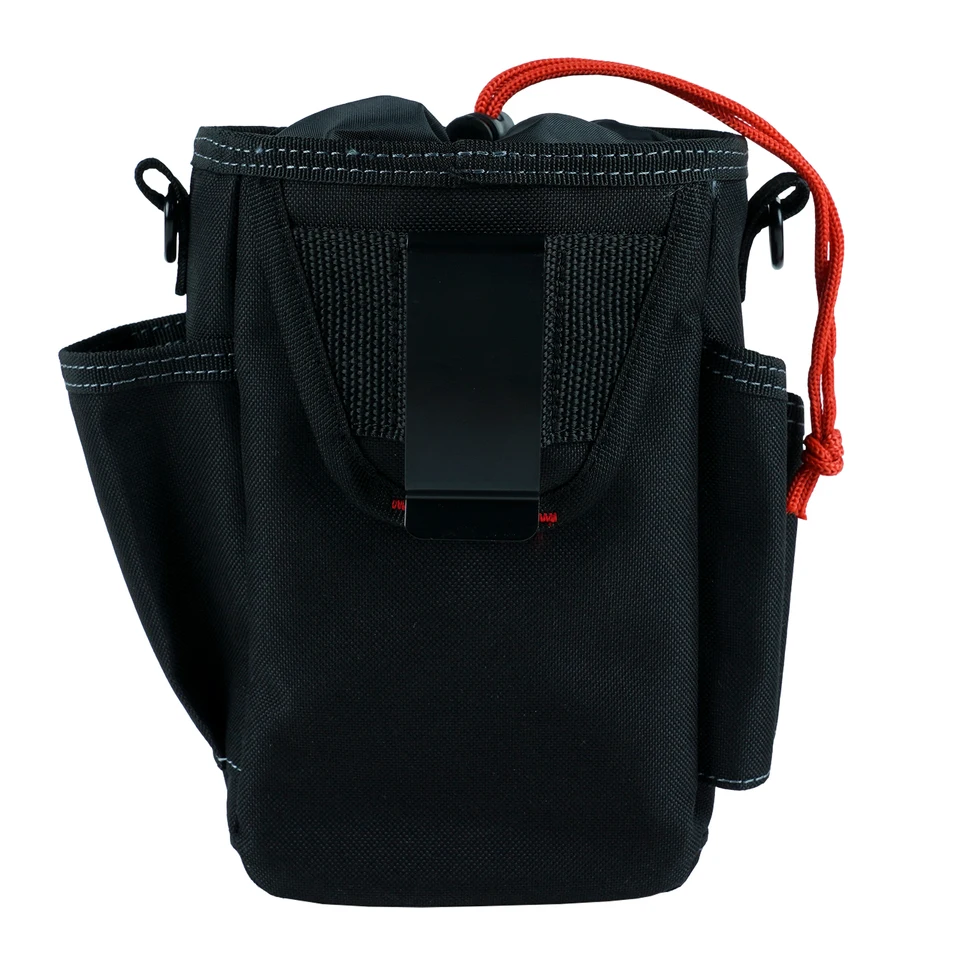 WISEPRO Zippered Electrician Tool Pouch - Waterproof 600D, Small Utility Pouch For Belt