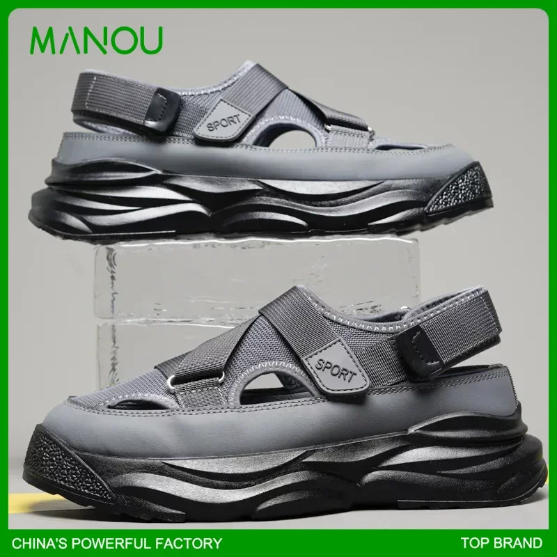 

2024 Men's New Summer Mesh Breathable Dad Shoes Lightweight Sports and Casual Men's wade Shoes sandal slippers for men