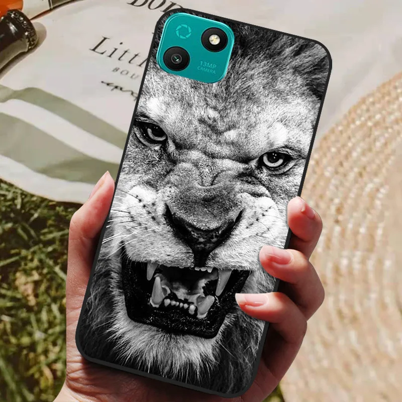 Shockproof Black Silicone TPU Phone Case Cover
