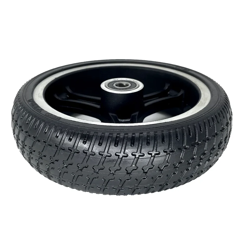 Sporgo E-scooterbanden 8 inch: elektrische step, massief rubberen banden, voorwiel 200 x 50 mm, reservewielen voor scooter, niet pneumatisch met naaf, anti- slip reservebanden