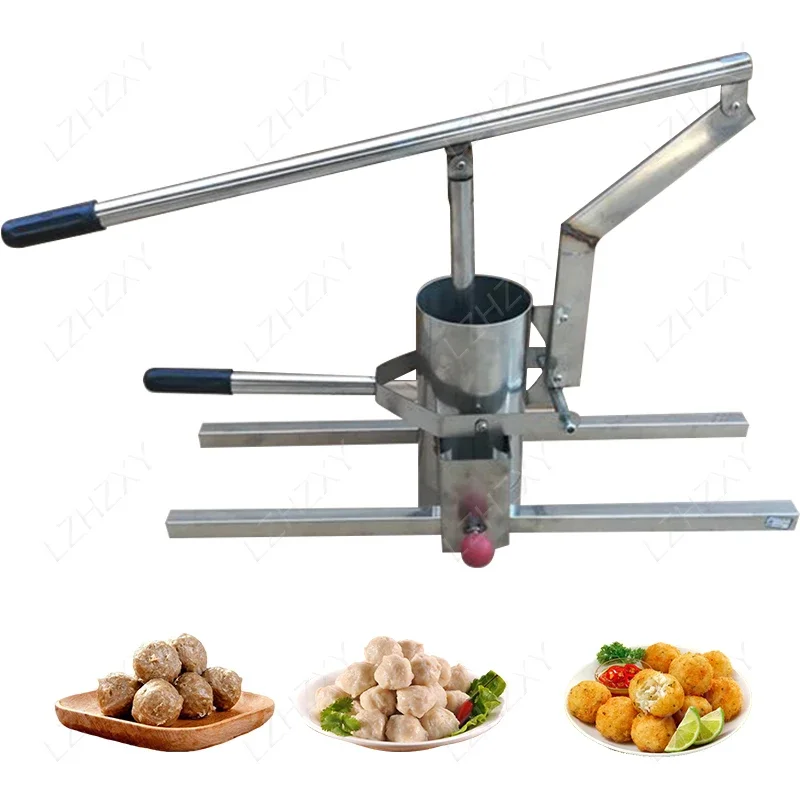 Meatball Machine Manual Meatball Machine Stainless Steel Ball Press Machine Hand Press Meatball
