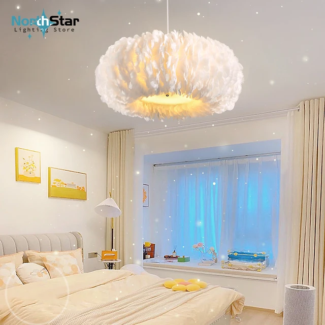 Plafonnier Led blanc en forme de nuage, luminaire décoratif et créatif,  idéal pour une salle à manger, une chambre d'enfant ou un salon - AliExpress