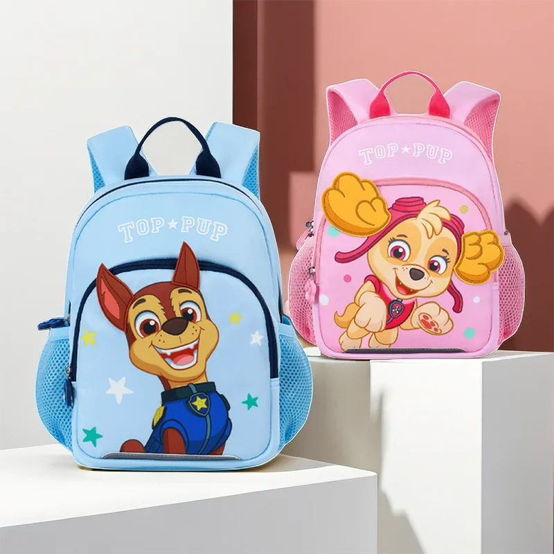 Sac à Dos Enfant Paw Patrol - Cartable école Avec Marshall, Chase, Rubble, Dimensions 36x26x10 Cm
