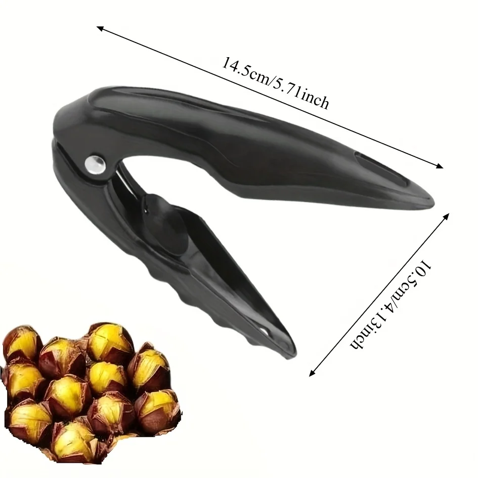 1PC Chestnut Peeler Chestnut Cross Cut Mouth Opener Nut Walnut Shears Chestnut Pliers Home Use Multifunctional Nutcracker