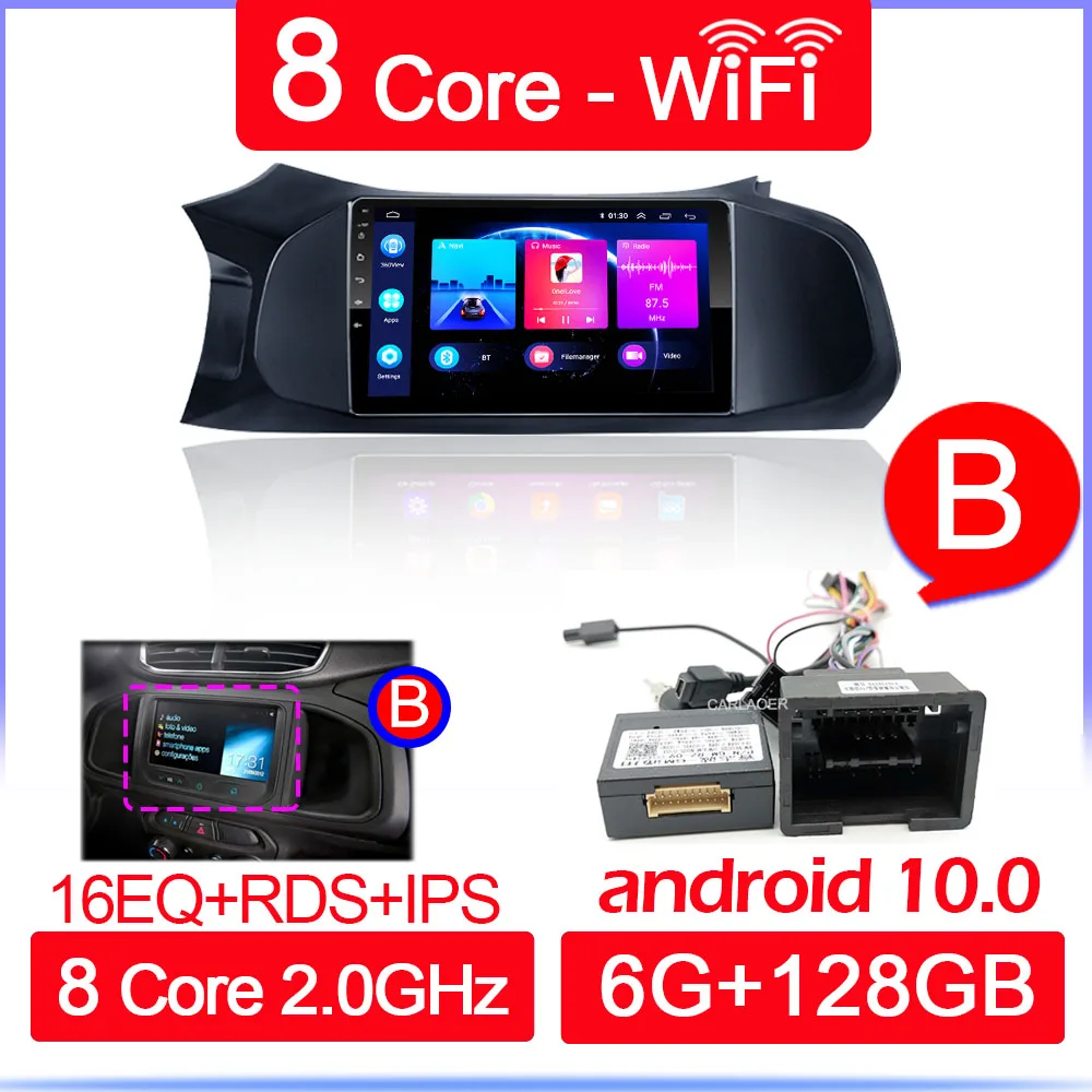 9 Inch 2 Din Android 10 Car Radio For Chevrolet Onix 2012 - 2014 2015 2016 2016- 2019 WIFI GPS CarPlay 2din Multimedia Player android car video player