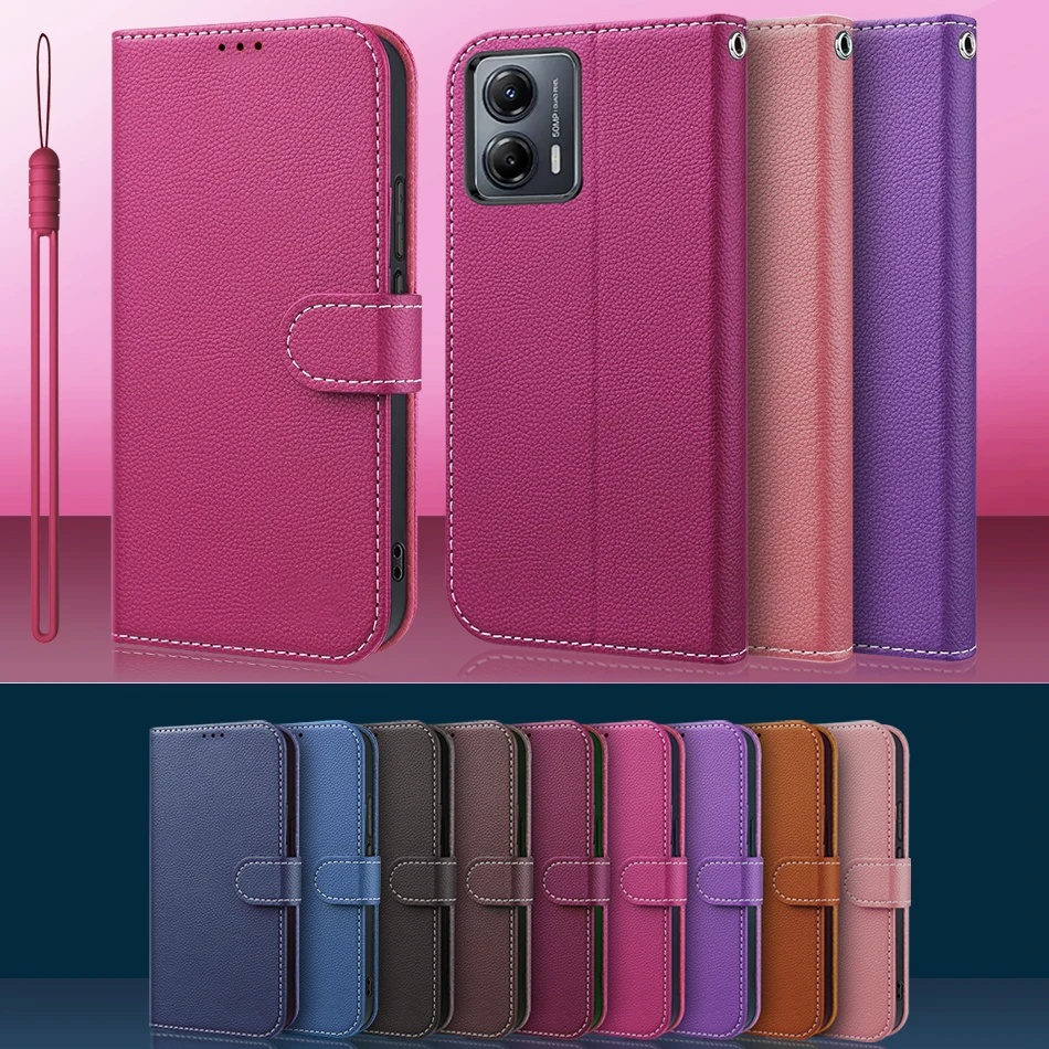 TEYYOS Cover Custodia Folio in Pelle per Xiaomi Poco M6 PRO 4G, Premium PU/TPU Portafoglio Case con Slot per Schede, Flip Wallet Libro - Rosso
