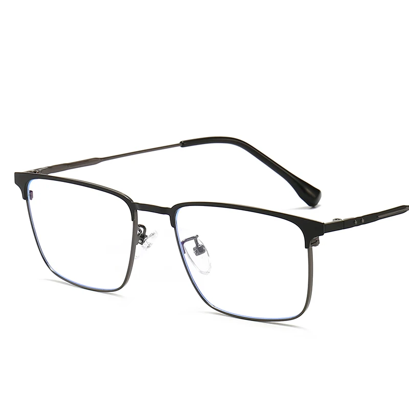 

Brand New Women Men Fashion Anti-blue Light Optical Frame Metal Eyeglasses Frame Square Spectacles Glasses
