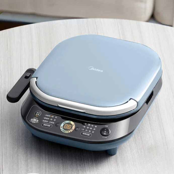 Electric baking pan for household use, double-sided heating, deep-frying and washable pancake frying machine 2
