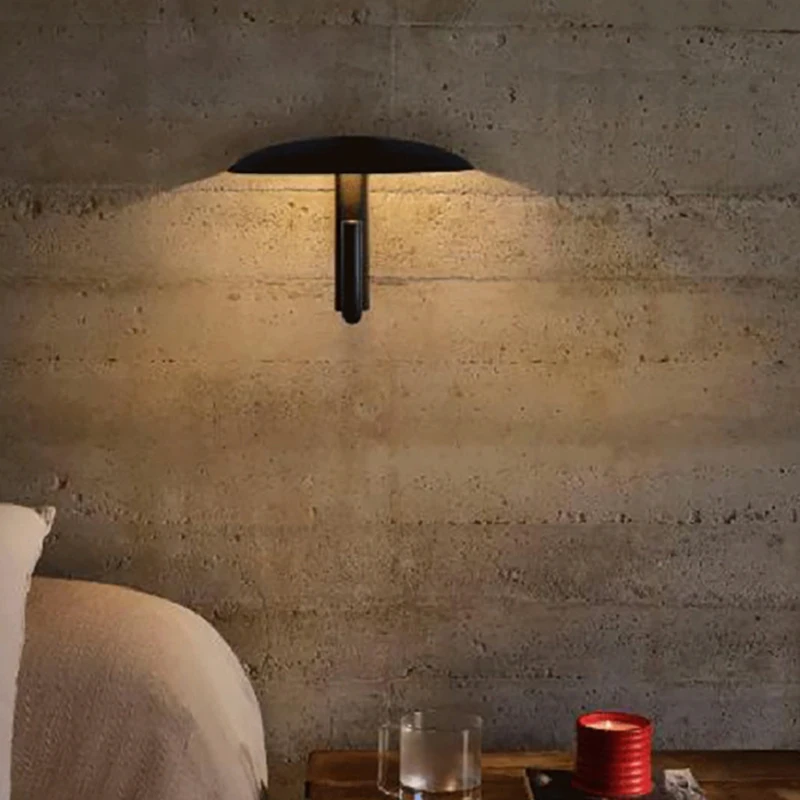 Italian Creative Iron Hat Rotatable LED Decor Home Wall Lamp Bar Bedroom Foyer Dining Room Lighting Fixtures