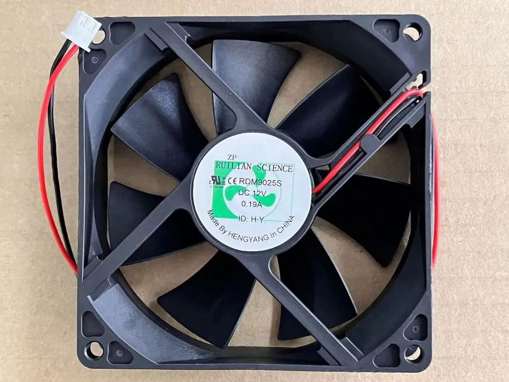 

Для RUILIAN RDM9025S 12V 0.19A 9025 90*25 мм 2-контактный охлаждающий вентилятор