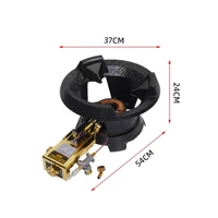 Cast Iron Fierce Burner Commercial Single Stove Liquefied LPG High-pressure Hotel Special Flame Out Protection Gas Stove 2