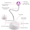 Focused Beam Portable Desktop Clip Mini Nail Lamp Dryer Machine Portable UV LED Nail Lamp Lights Curing Polish 18W Nail Art Lamp 5