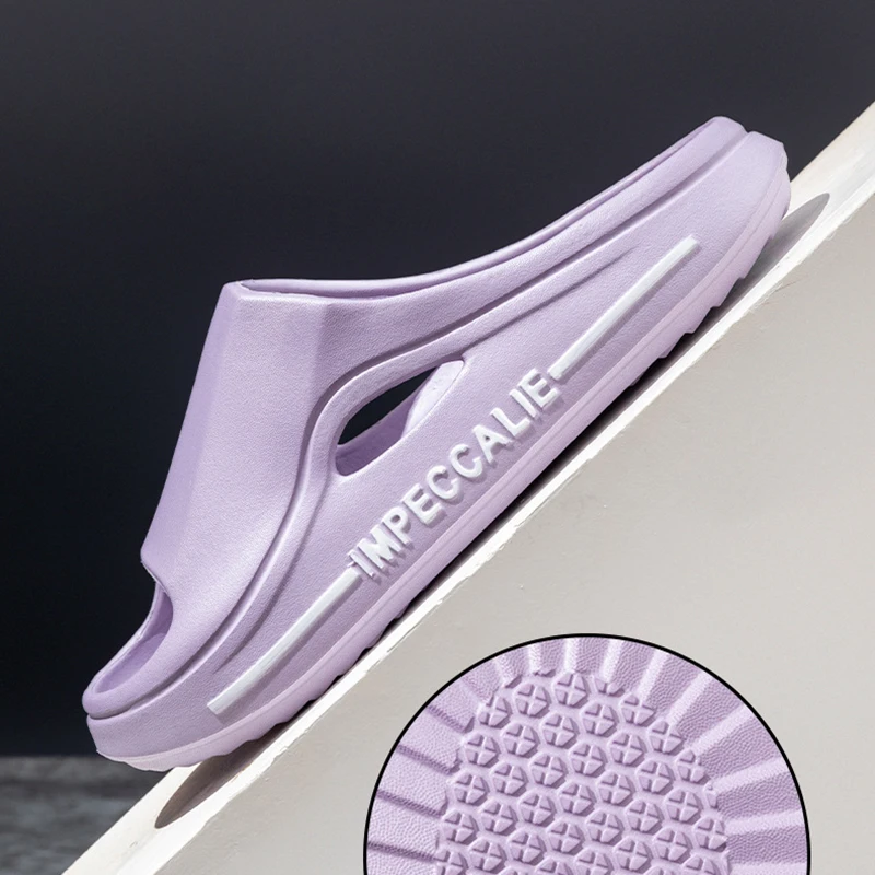 Summer Eva Thick Platform Slippers Women 2026 Comfort Open Toe Soft Sole Home Slides Woman Outdoor Non Slip Beach Sandals Female