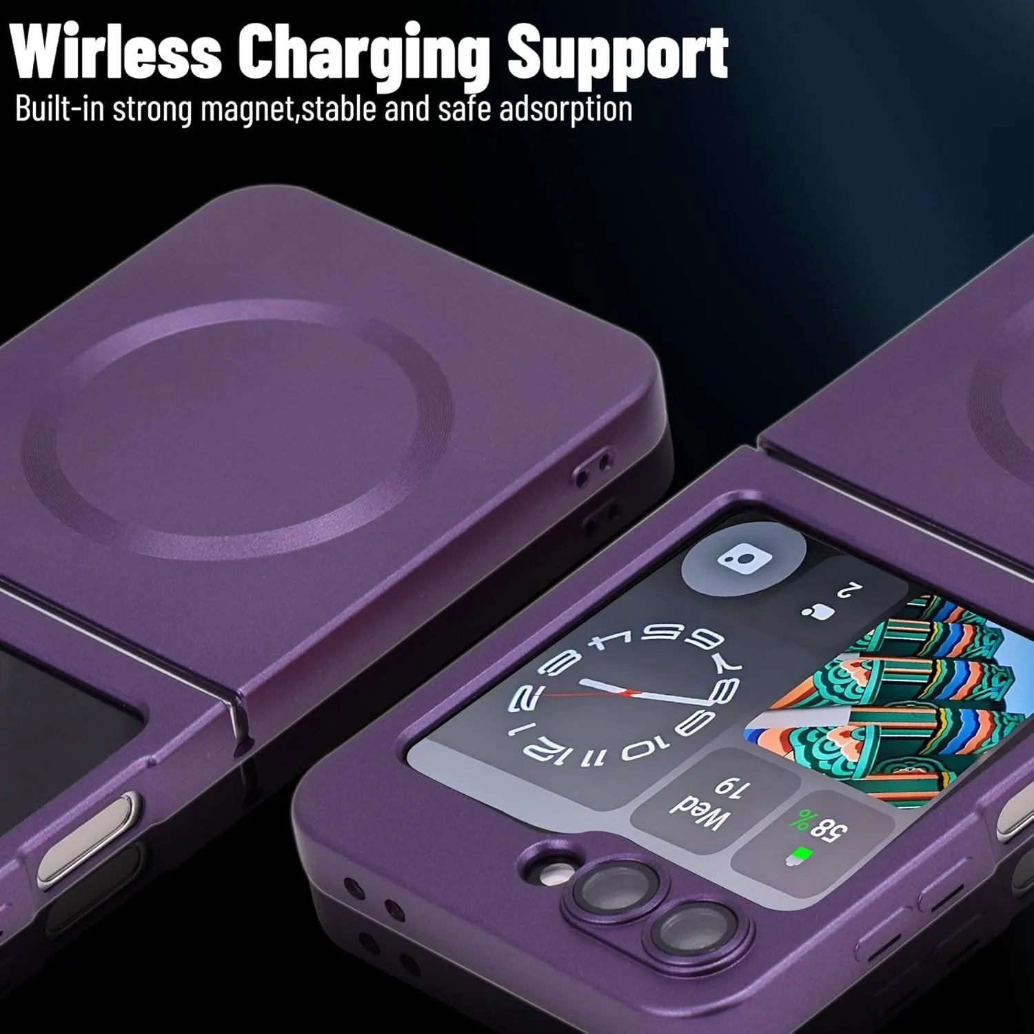 Luxury Gradient MagSafe Case - Soft Silicone Magnetic Charging Cover