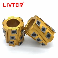 

Disposable Spiral Cutter Head Pineapple Cutter Head Woodworking Tools Four Side Planer Tool For Vertical Milling Smooth Tool