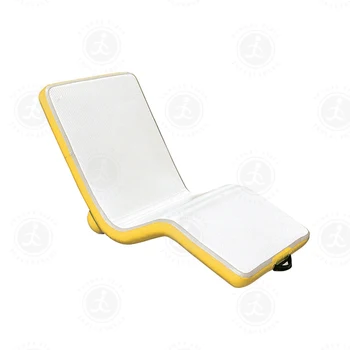 Sedia a sdraio gonfiabile singola con piattaforma a sdraio, piscina, spiaggia, sedia a sdraio gonfiabile