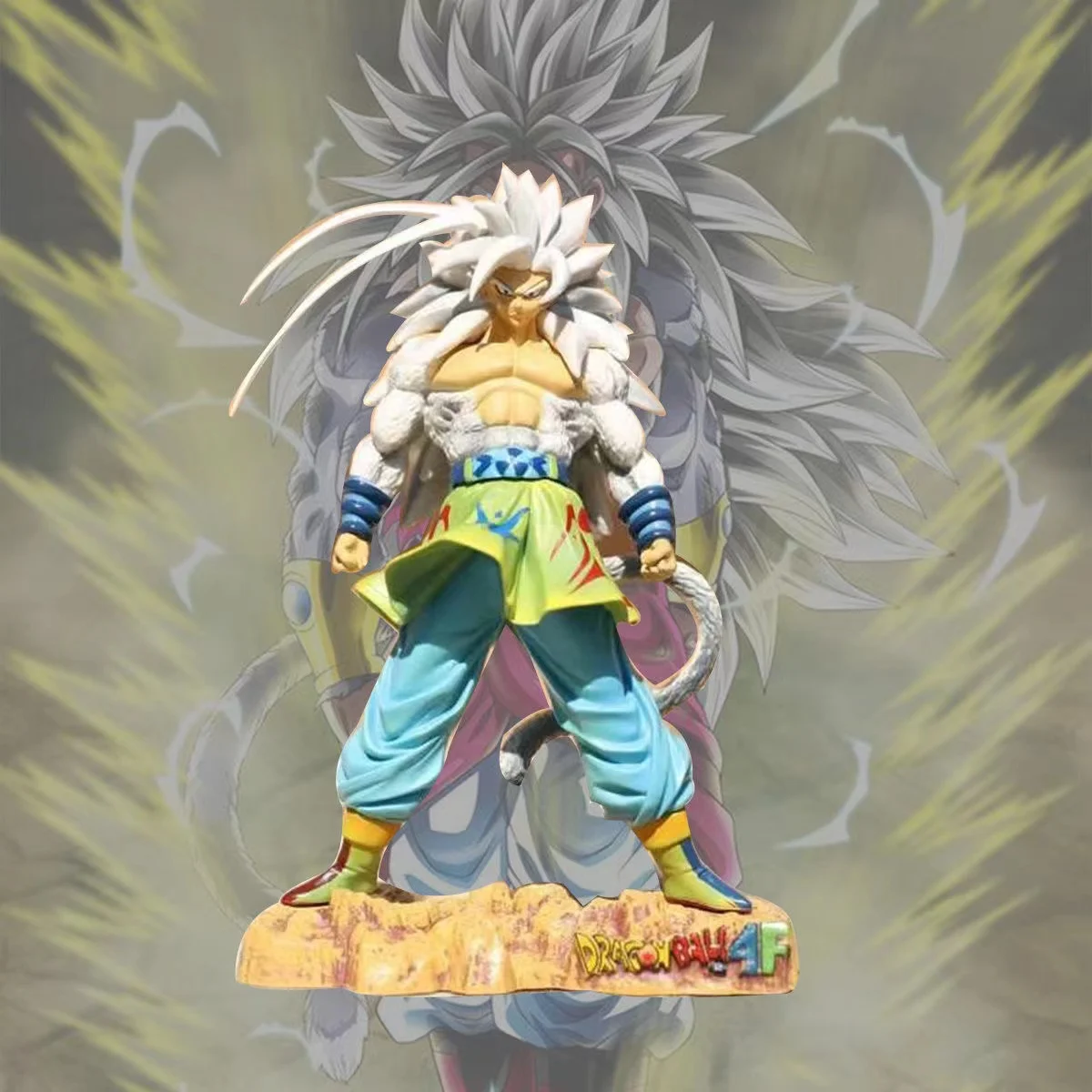 25cm Dragon Ball Anime Figure Son Goku Super Saiyan 5 Long White Hair  Japanese Collectible GK Model Toy PVC Doll Kids Gifts|Action Figures| -  AliExpress