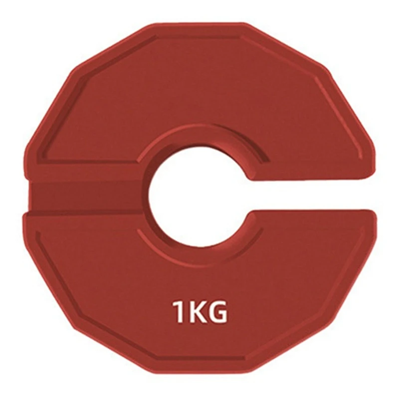 AA79 New 2PCS Gym Micro-Type Plates Dumbbell Fractional Weight Plate Rubber Fractional Weight Plates Add-On Aperture 35Mm