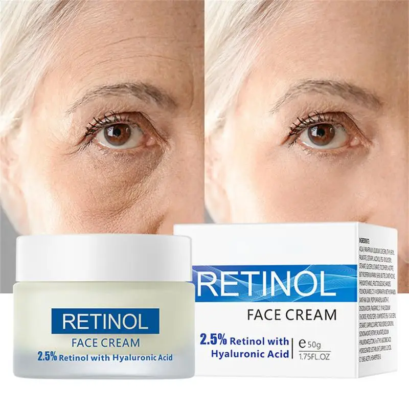 

Anti-Wrinkle Anti-aging Firming Serum Hyaluronic Acid Vitamin A Retinol Face Cream For Women Lighten Wrinkles Dark Spots