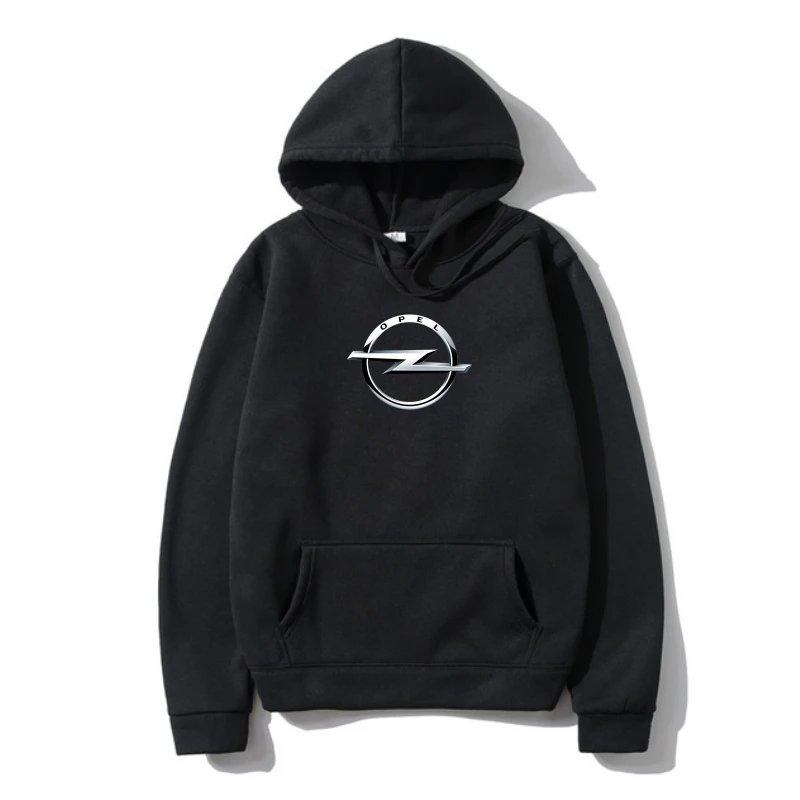 

NEW OPEL MEN Outerwear LOGO FUN Hoody BLACK Autumn3