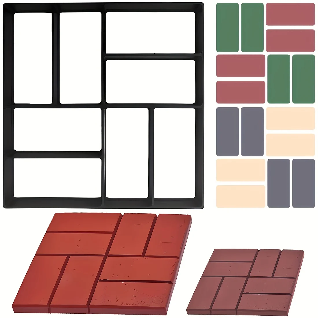 Garden Buildings Paving Molds Concrete Molds Gardening Cement Mold