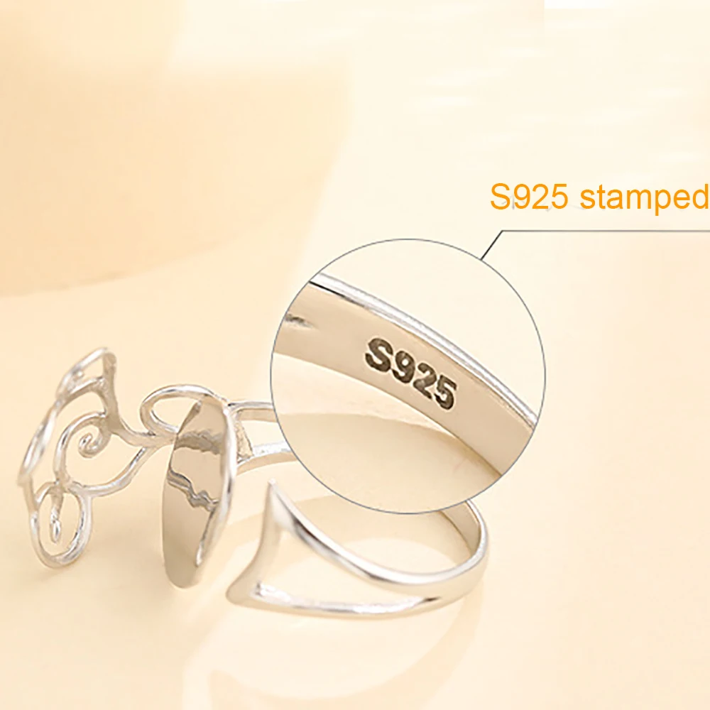 925 Sterling Silver Adjustable Prong Ring Base Finding for 11X12.5mm Oval Gemstone Setting DIY Jewelry Gift for Women