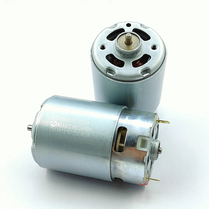 RS-550VC-7524 전기 드릴 모델 모터 DC 10.8V 12V 14.4V 정원 도구 장난감 모델용 - DIY 공예용 미니어처 전동 공구