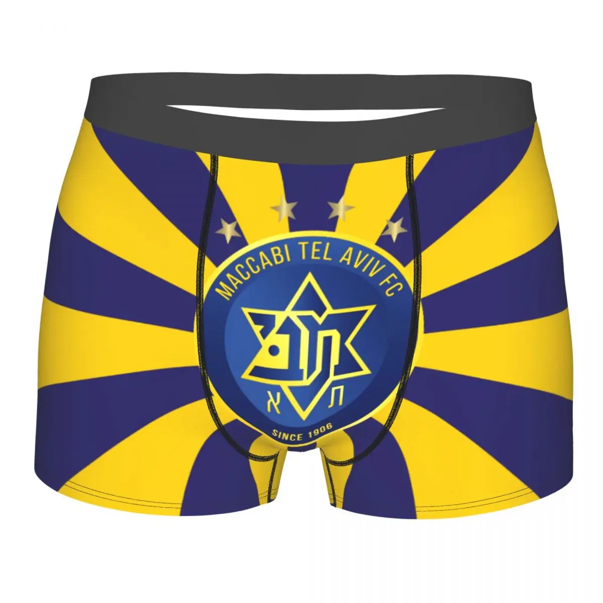 Israel Maccabi Tel Aviv Fc Men's Lightweight Micro-Stretch Boxer Briefs mens casual summer shorts Casual Shorts