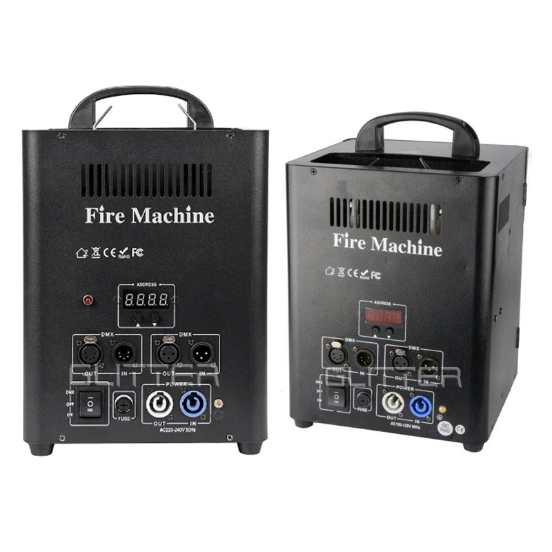 

GLC-027 2pcs/lot Professional Stage DMX 512 4m High Flame Projector Fire Thrower Double Head Flame Machine