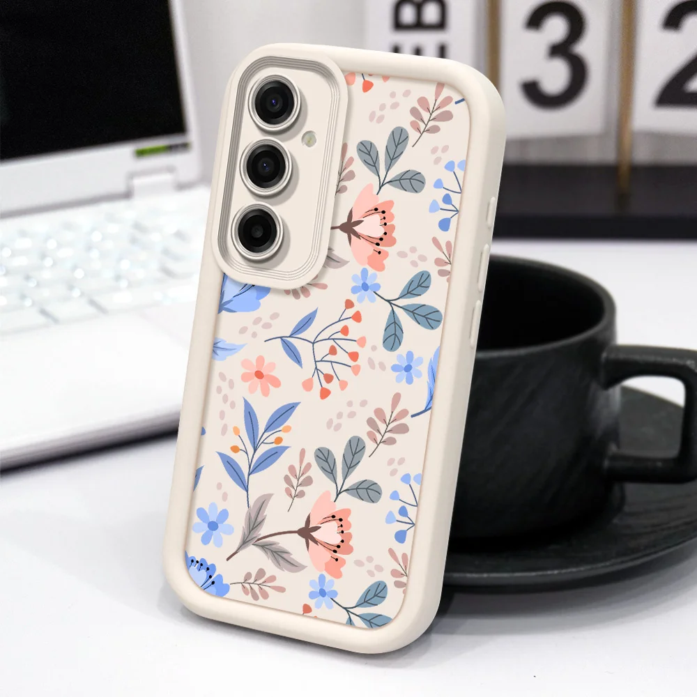 Warm Floral Staircase Soft Phone Case Cover