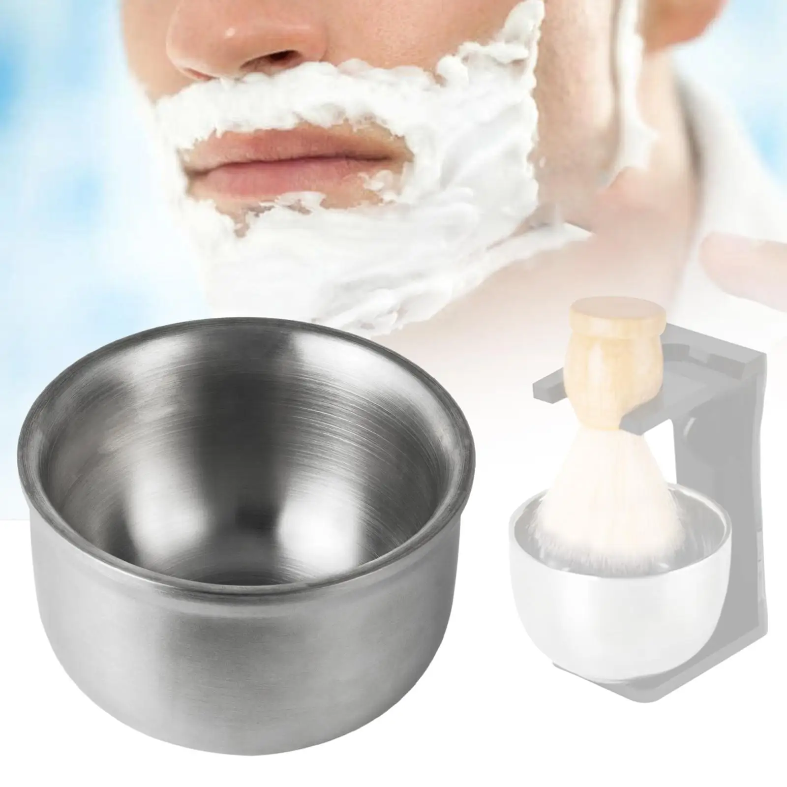 

Shaving Bowl Heat Insulation Keep Warm Better Fits Wet Shave Shave Soap Cup