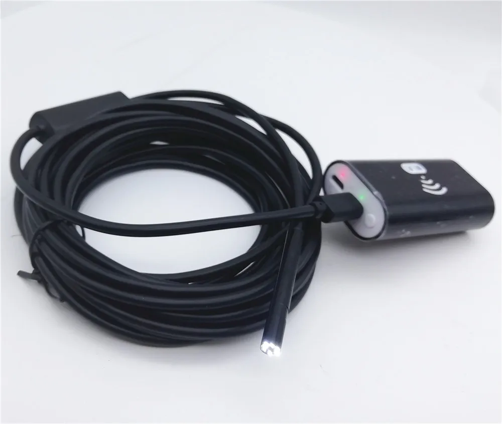 5.5mm 720P Wireless WIFI Endoscope Water-proof IP66 CMOS Borescope Inspection Digital Microscope Camera Otoscope