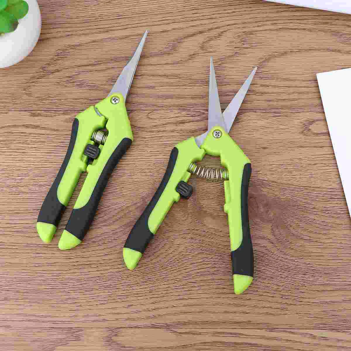 

2 Pcs Scissors Tool Professional Tree Cutting Tools Grafting Pruner Shears Hand Manual