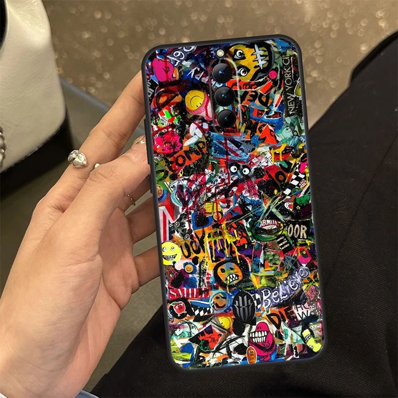 Vibrant Graffiti Art Protective Phone Case