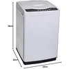 Danby DWM065A1WDB-6 2.11 Cu.Ft Machine, Portable Top Load Washer for Apartments, Small Spaces 5